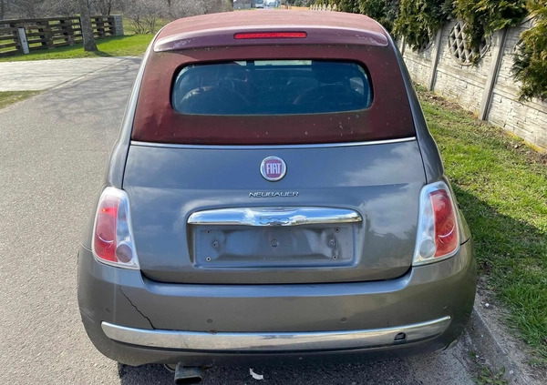 Fiat 500 cena 16400 przebieg: 130747, rok produkcji 2010 z Turek małe 191